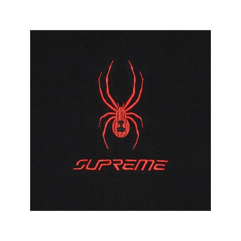 Худи Supreme x Spyder Zip Up Hooded Sweatshirt 'Black' 3