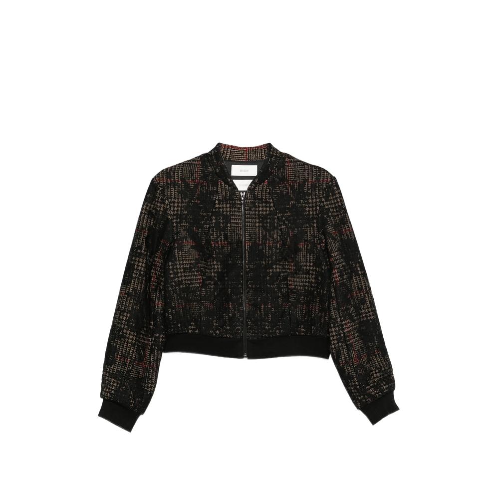 Prince of Wales check bomber jacket 1