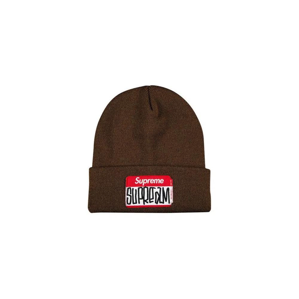 Бини Supreme Gonz Nametag Beanie «Brown» 1