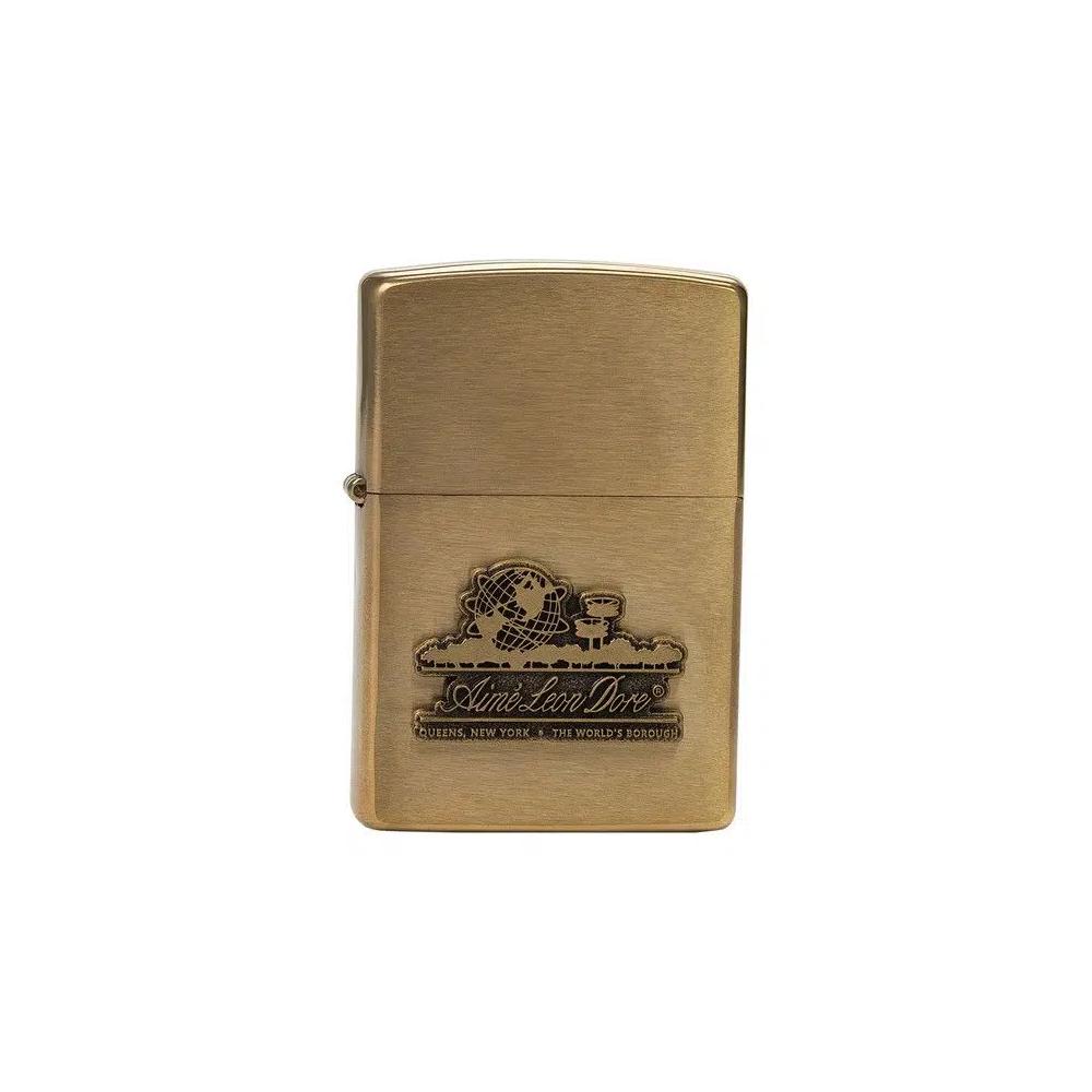Хоум Aimé Leon Dore Эмблем Зажигалка Zippo 'Блэк' 1
