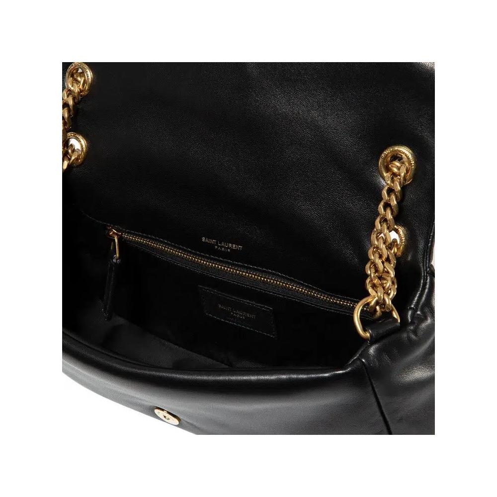 Сумки через плечо Saint Laurent Calypso Padded Shoulder Bag 'Black' 3
