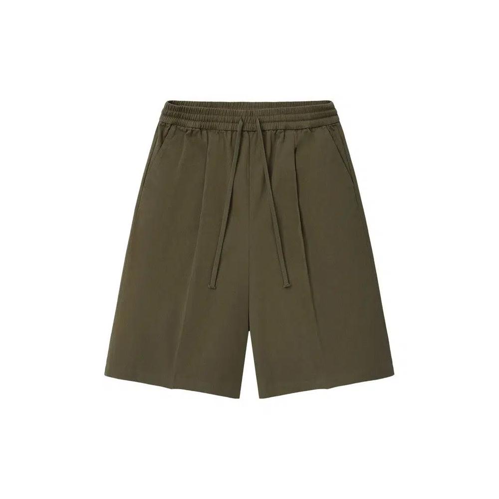 Шорты Fear of God Essentials Cotton Twill Relaxed Drawstring Short 'Moss' 1