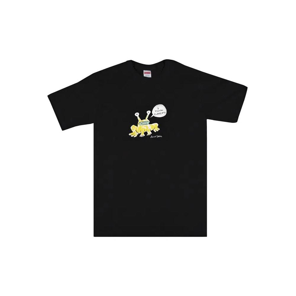 Футболки Supreme x Daniel Johnston Frog Tee 'Black' 1