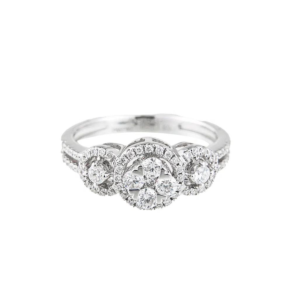 LITZ 18K Белое золото Кольцо с бриллиантом DR2444 2