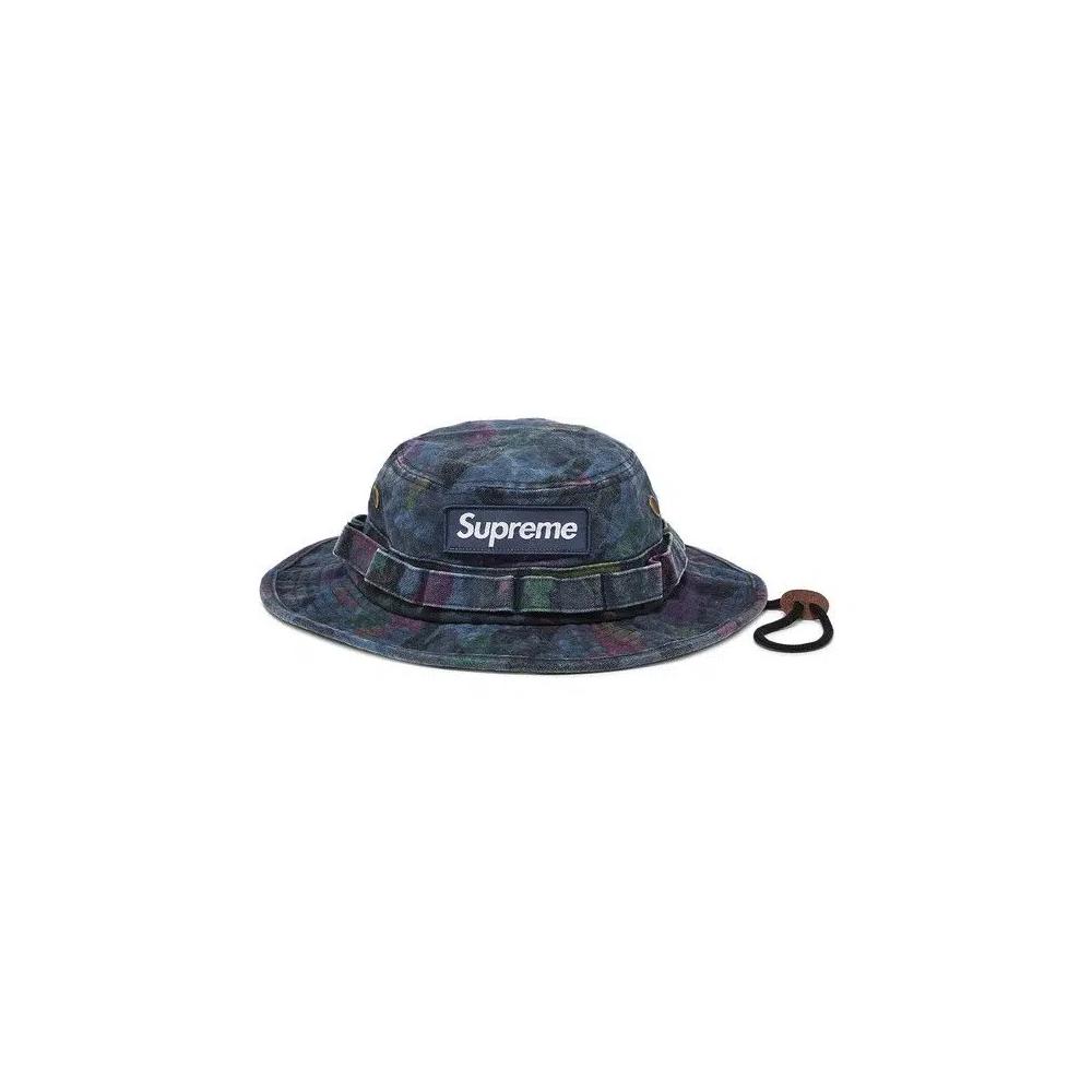 Панамы Supreme Washed Canvas Boonie 'Navy Camo' 1