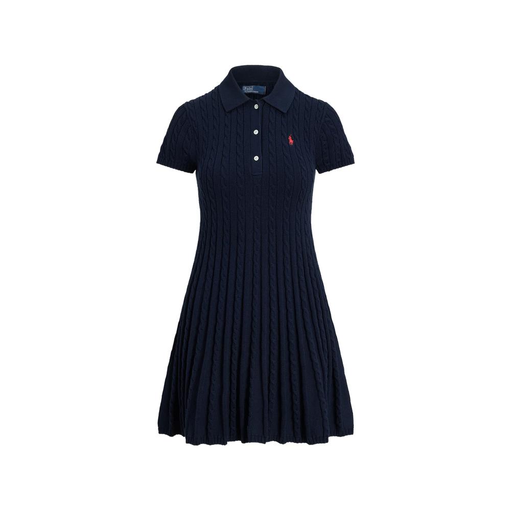 cable-knit polo mini dress 1