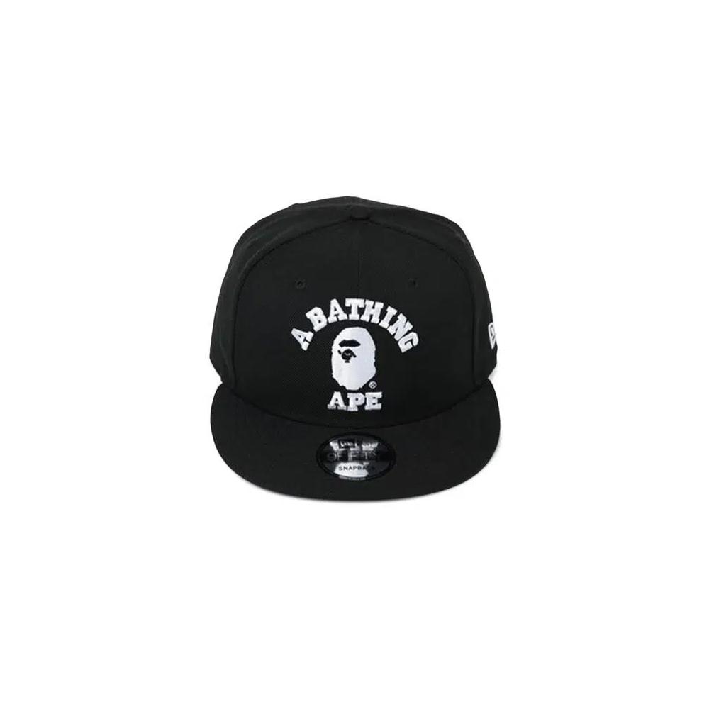 Кепки Snapbacks BAPE College New Era Snap Back Cap 'Black' 1