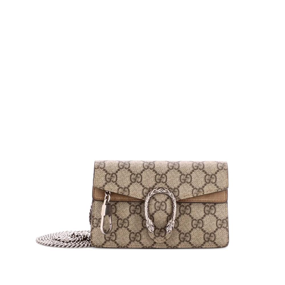 Мини-сумка через плечо Dionysus Bag GG Coated Canvas Super 1