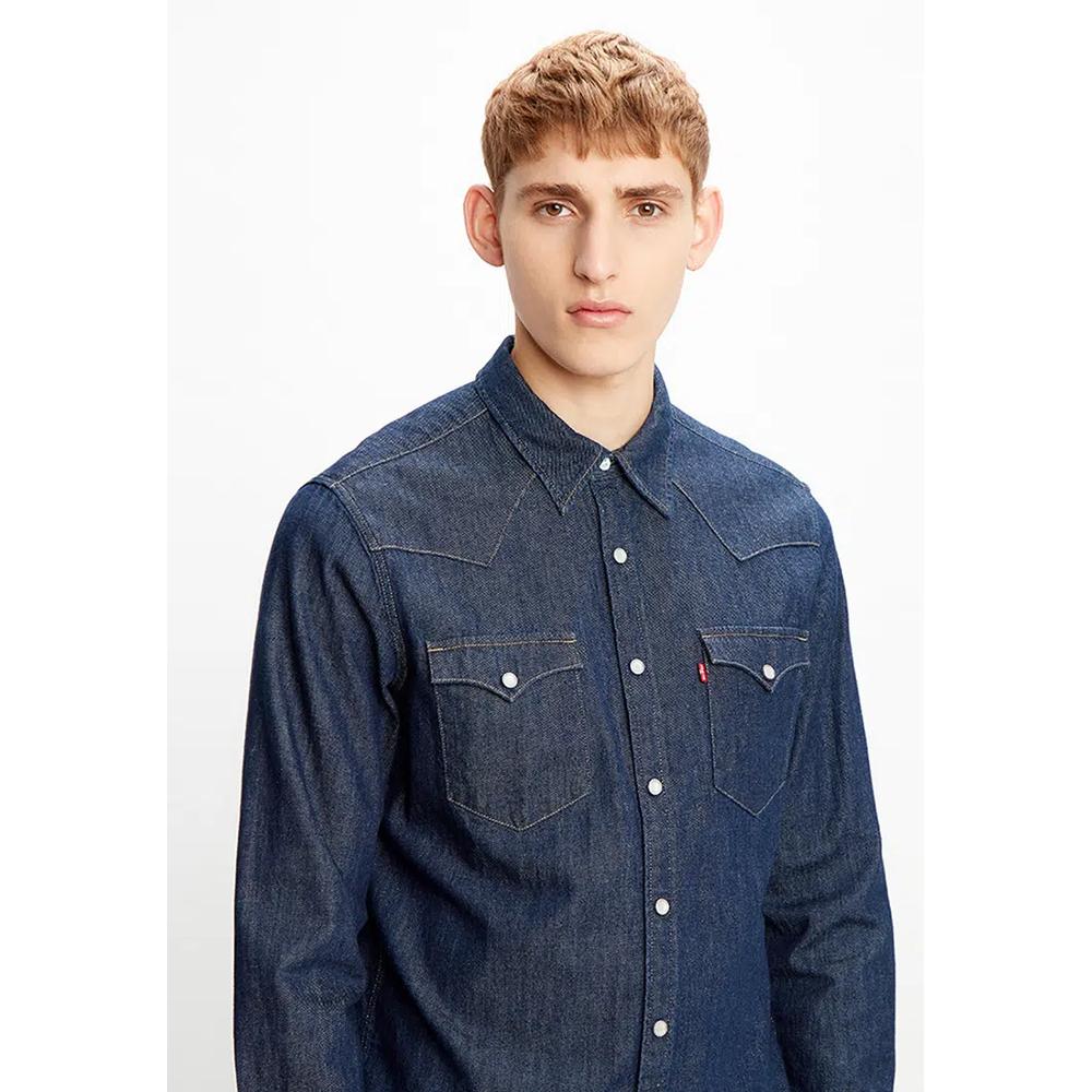 Levi's® Мужская джинсовая ковбойская рубашка Barstow, стандартная посадка 2