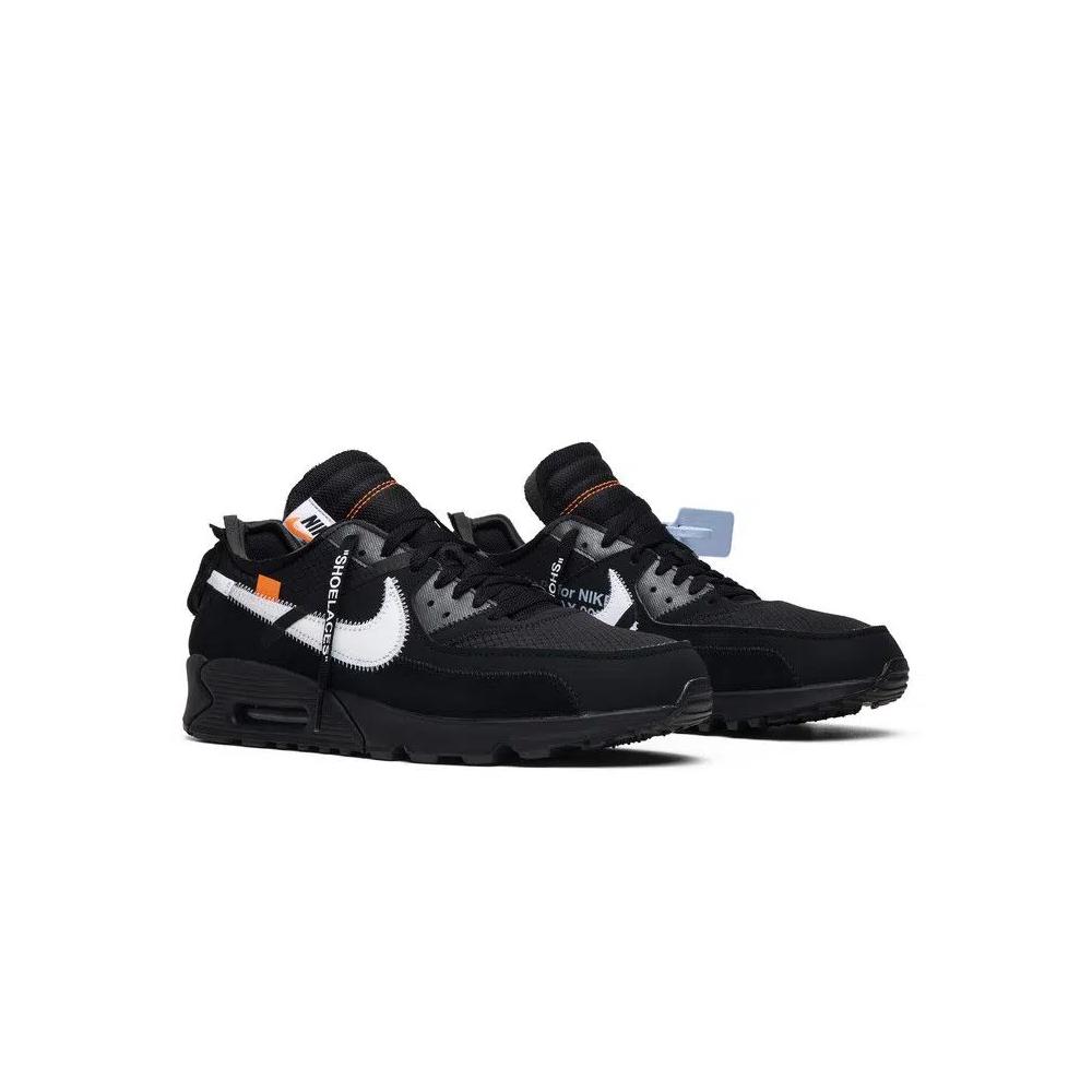 Кроссовки Off-White x Nike Air Max 90 'Black' 8