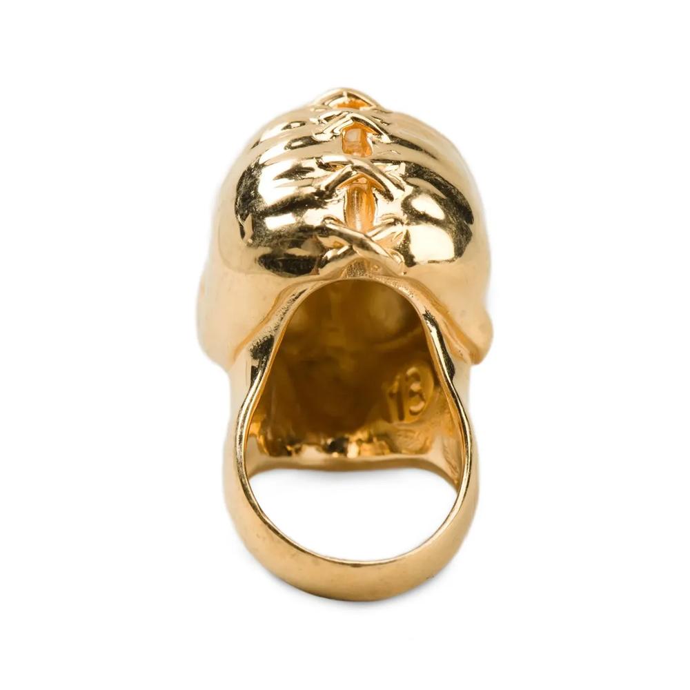 skull crystal-embellished ring 2