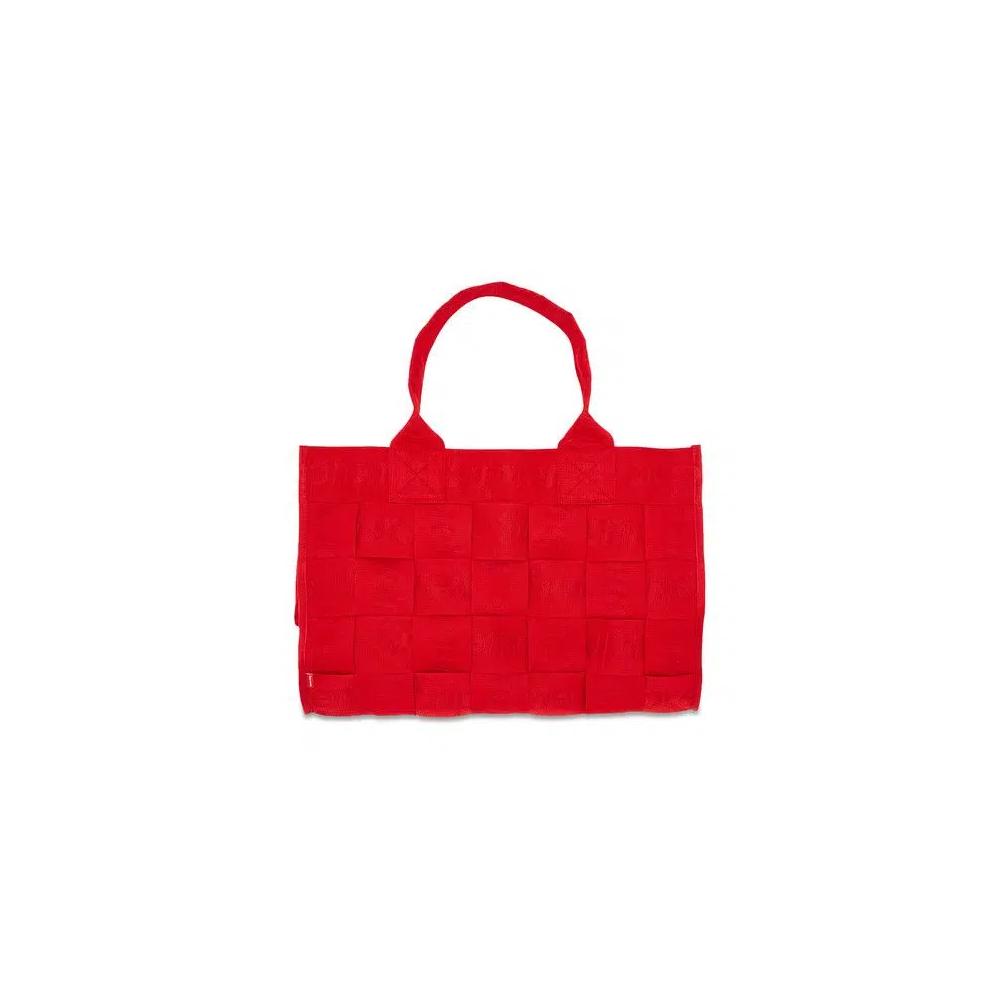 Сумки-тоут Supreme Woven Large Tote Bag «Red» 1