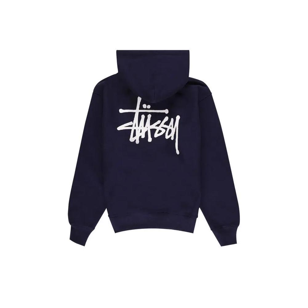 Худи Stussy Basic Hood 'Темно-синий' 2