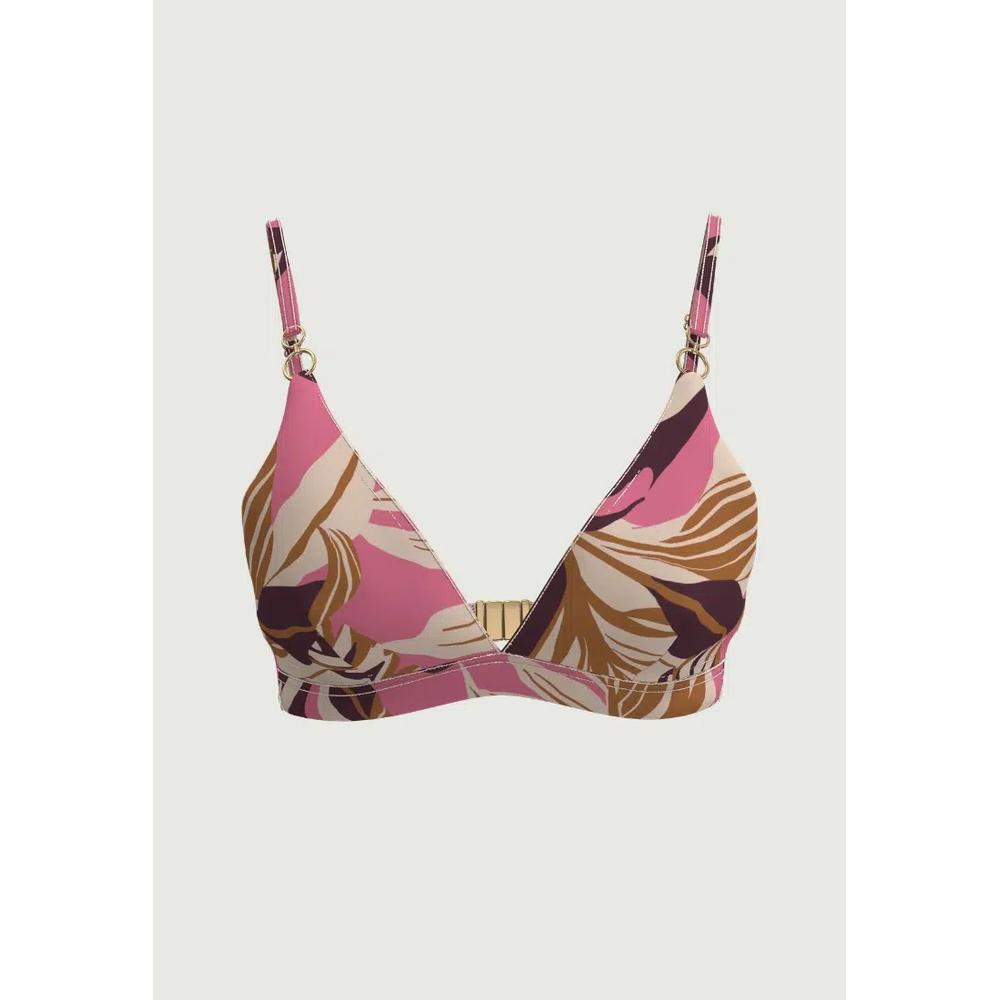 Топ-бикини Southern Tropo Thrift Pink с V-образным вырезом 2