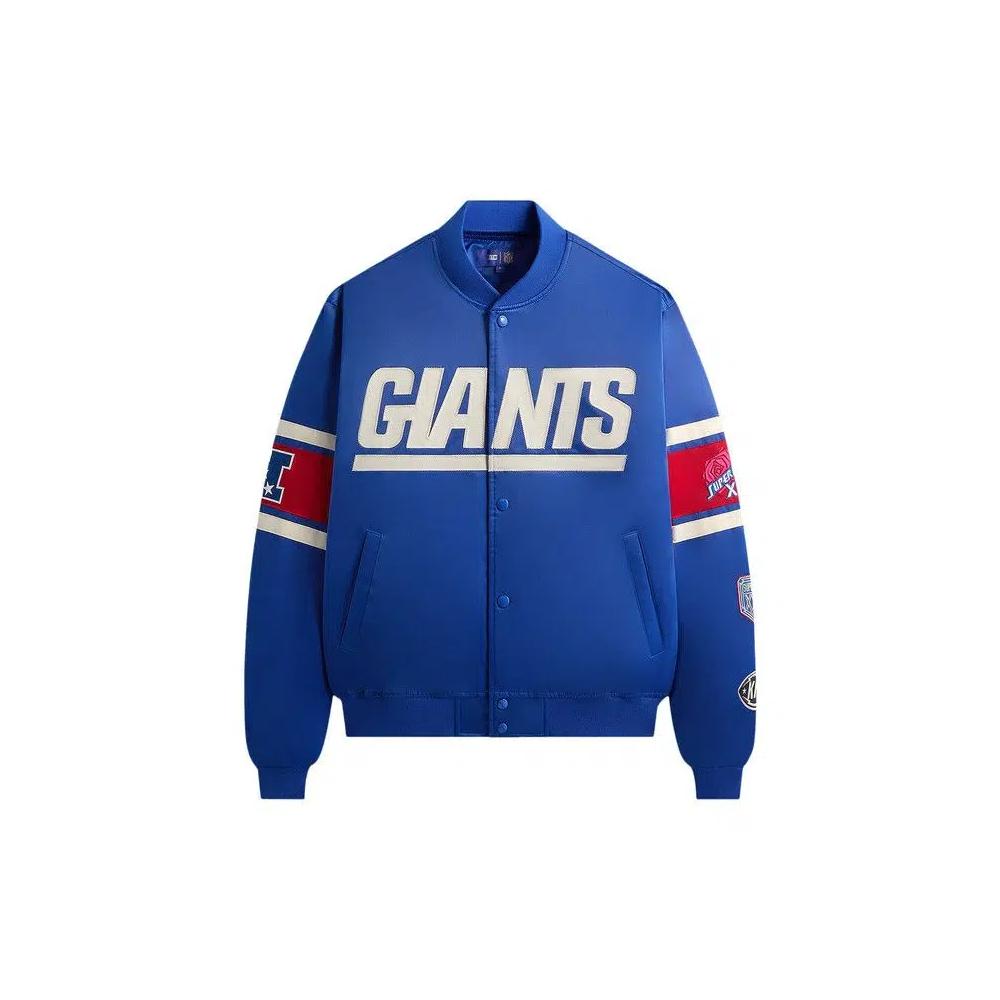 Бомберы Kith For The NFL New York Giants Satin Bomber Jacket 'Текущий' 1