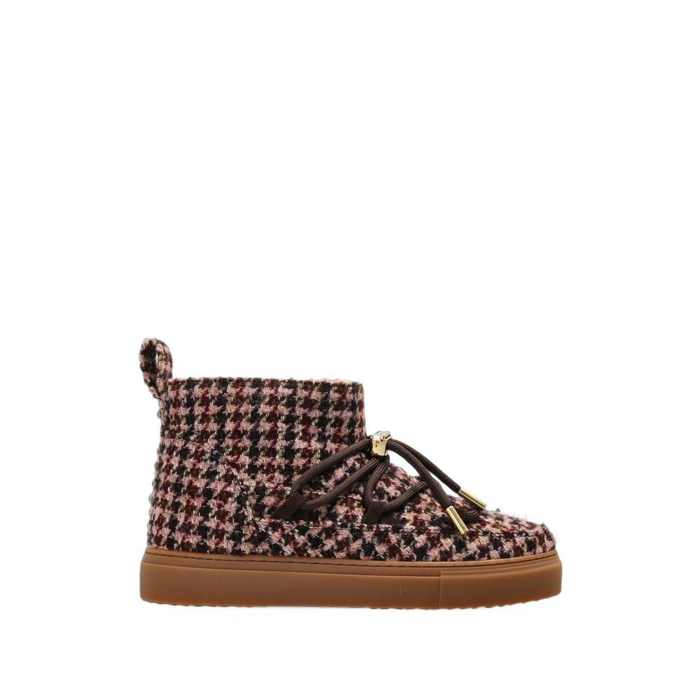 Plaid Low ankle boots 1