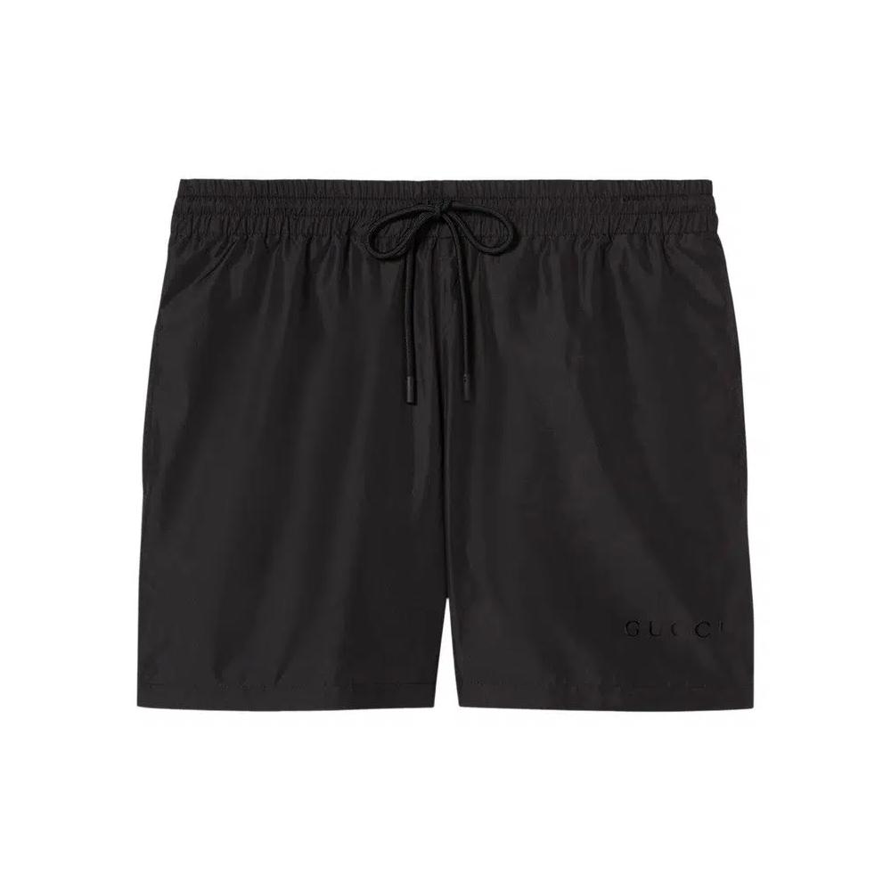Плавки Gucci Technical Poplin Swim Short 'Черный' 1