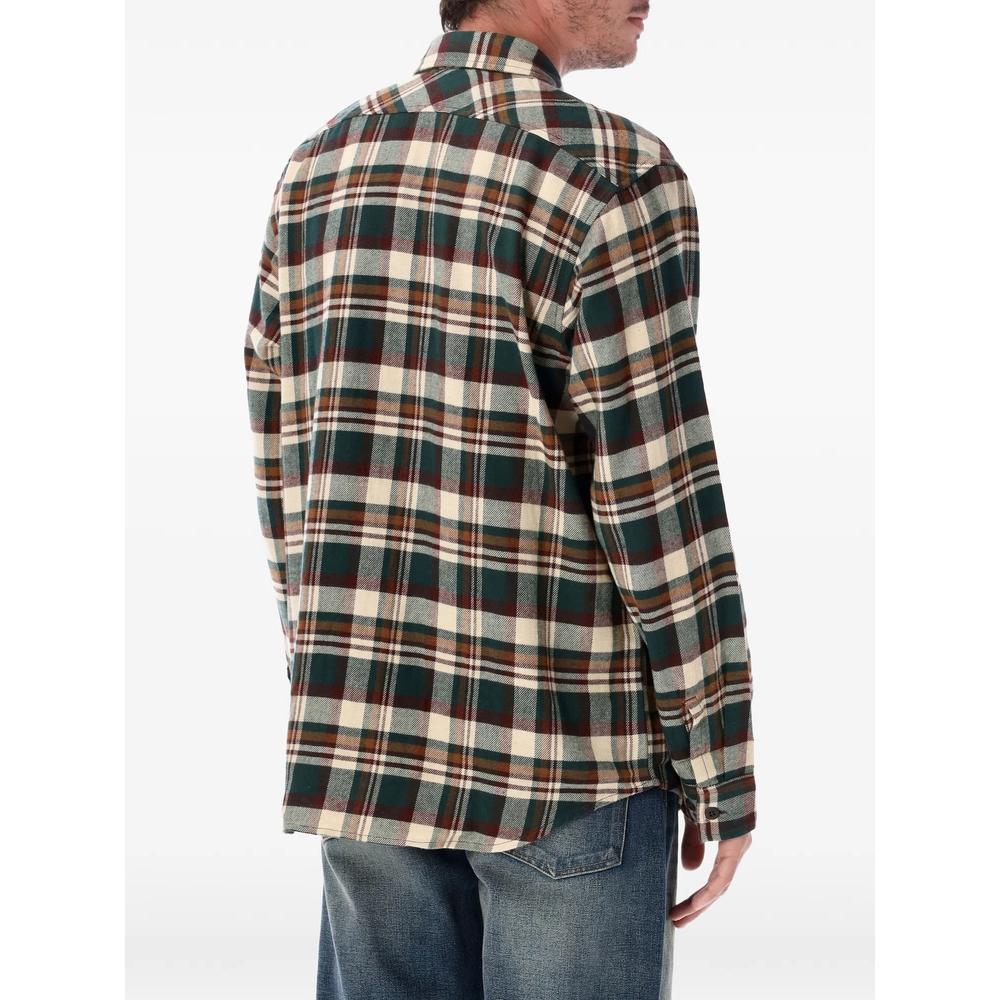 check-print flannel shirt 2