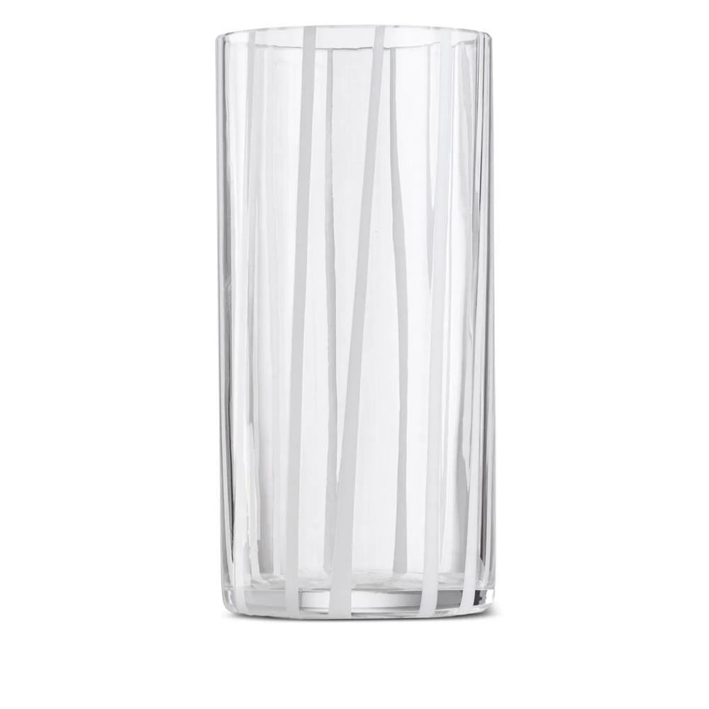 Стеклянная ваза Cyrcus в полоску (7 x 14,6 см) 1