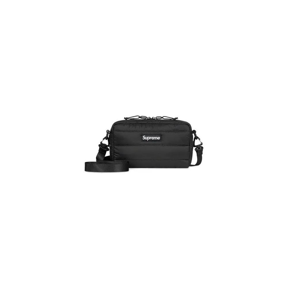 Поясные сумки Supreme Puffer Side Bag 'Black' 1