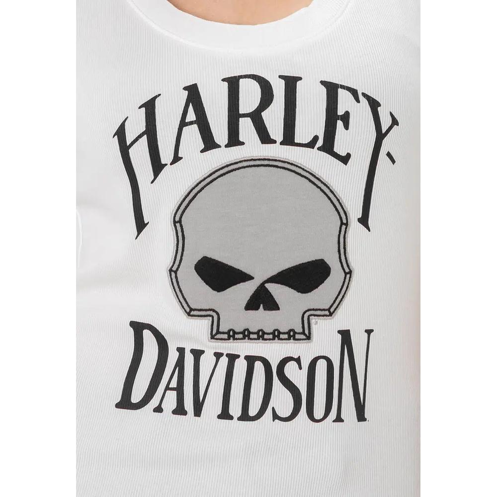 Harley-Davidson® Willie G™ Ребристый топ-майка с черепом 3