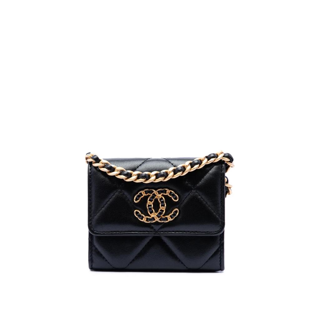 Стеганая сумка через плечо 19 Flap Coin Purse With Chain (2020 год) 1