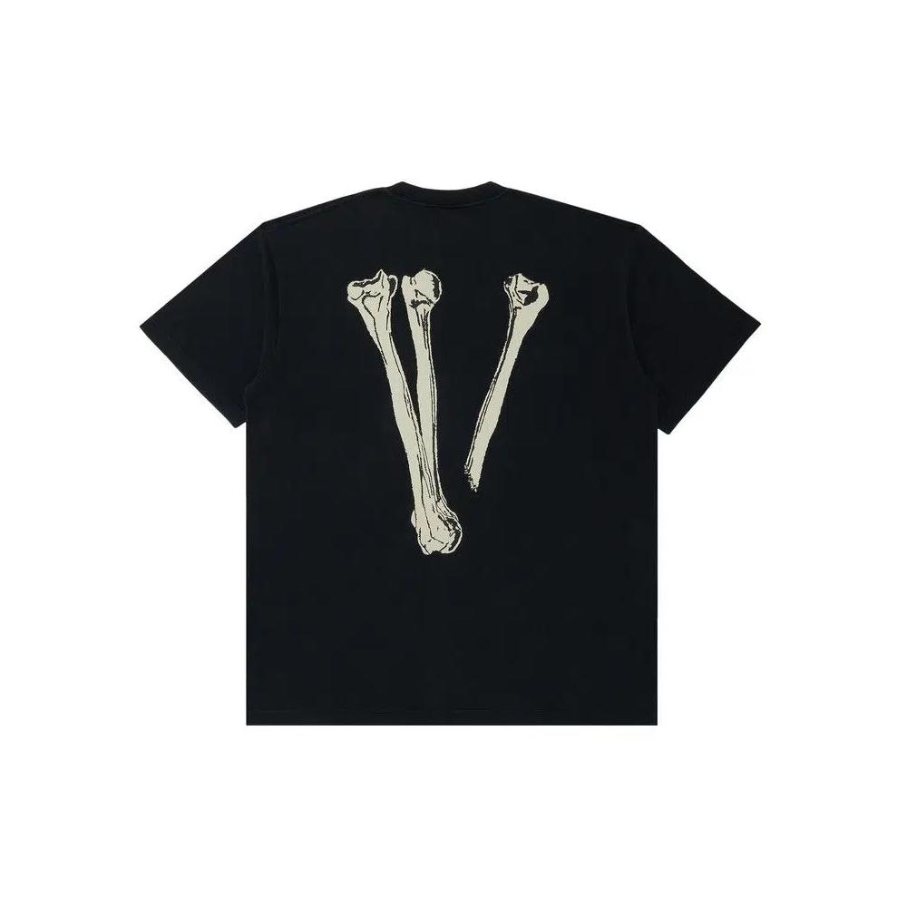 Футболки Vlone Skull & Bones Short-Sleeve 'Black' 2
