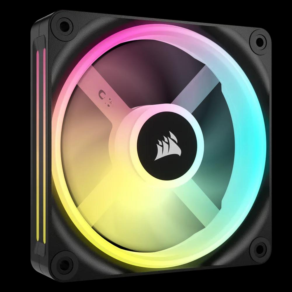 Corsair iCUE LINK QX140 RGB Expansion Kit 140mm PWM вентилятор - Black черный (Single Pack одиночная упаковка) 1