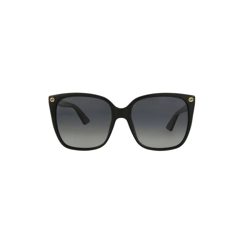 Очки Gucci Square Frame Acetate Sunglasses «Black/Grey» 1