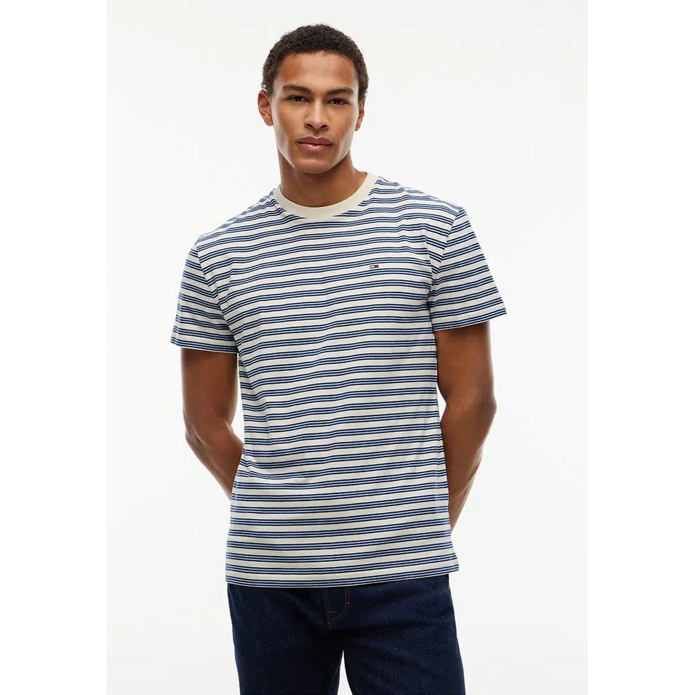 Футболка из джерси с полосатым флагом - Tommy Jeans 1