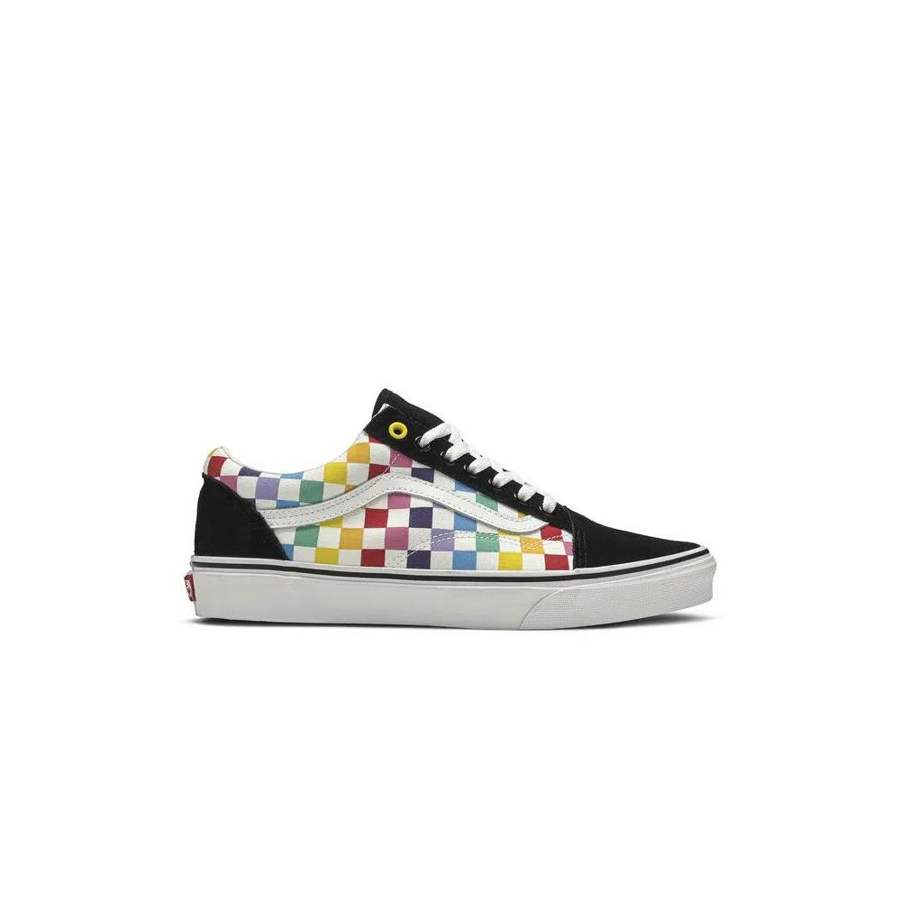 Повседневная обувь Vans Old Skool 'Rainbow Checkerboard' 1