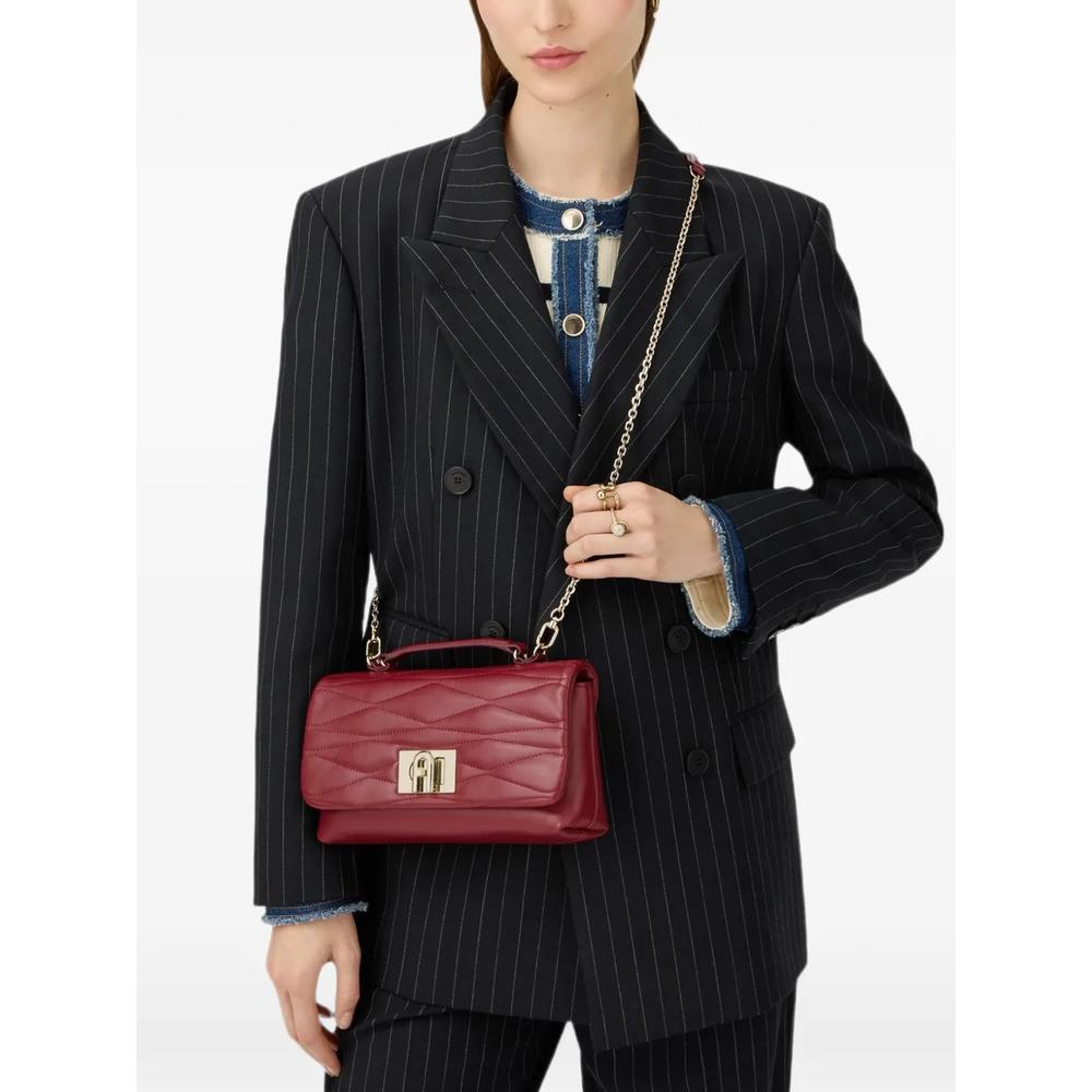 Стеганая мини-сумка Furla 1927 с цепочкой 2