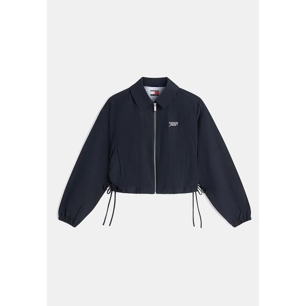Свободная куртка-тренч из сейрсакера с кулиской по низу - Tommy Jeans 5