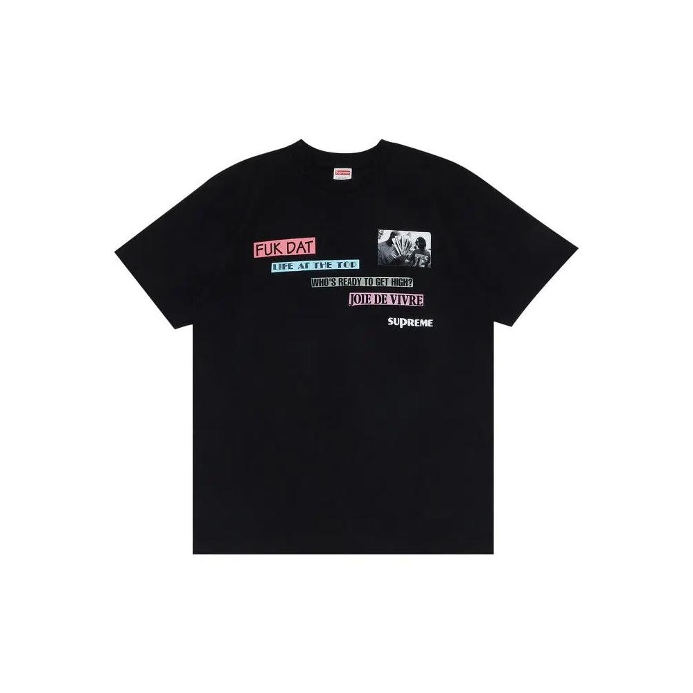 Футболки Supreme Joie De Vivre Tee 'Black' 1