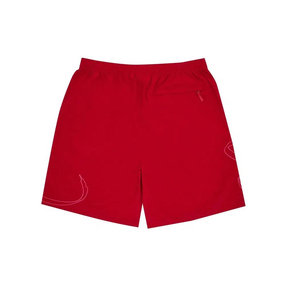 Шорты Supreme Tag Water Short 'Красный' 2