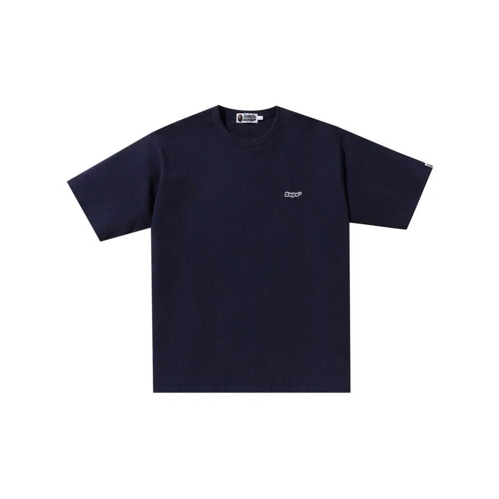Футболки BAPE One Point Relaxed Fit Tee «Navy» 1