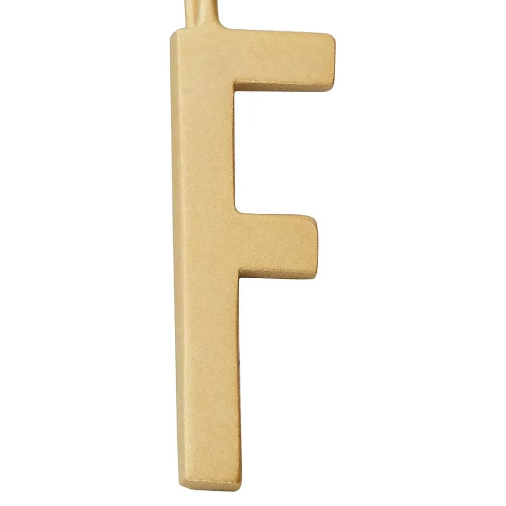 Колье с подвеской F 2