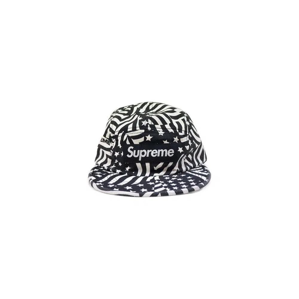 Кепки Supreme Washed Chino Twill Cap 'Black Flags' 1