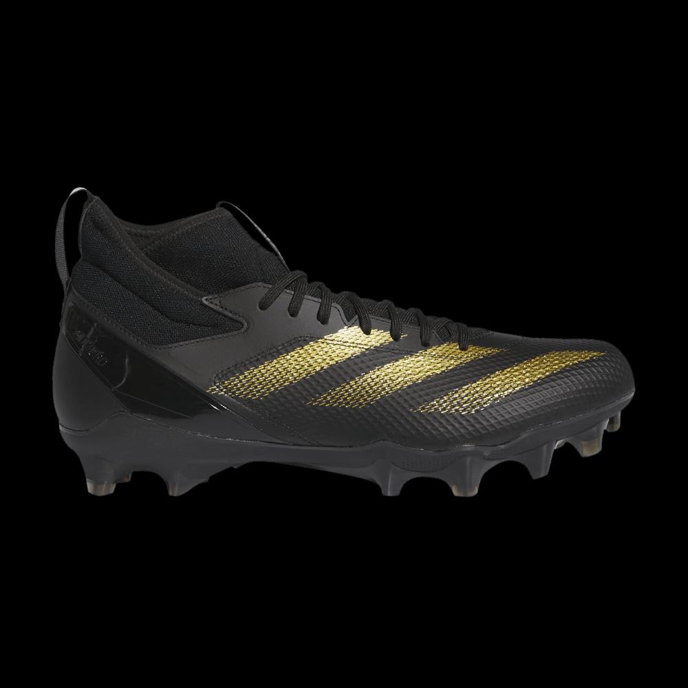 Бутсы Adidas Adizero Impact 'Black Gold Metallic' 1