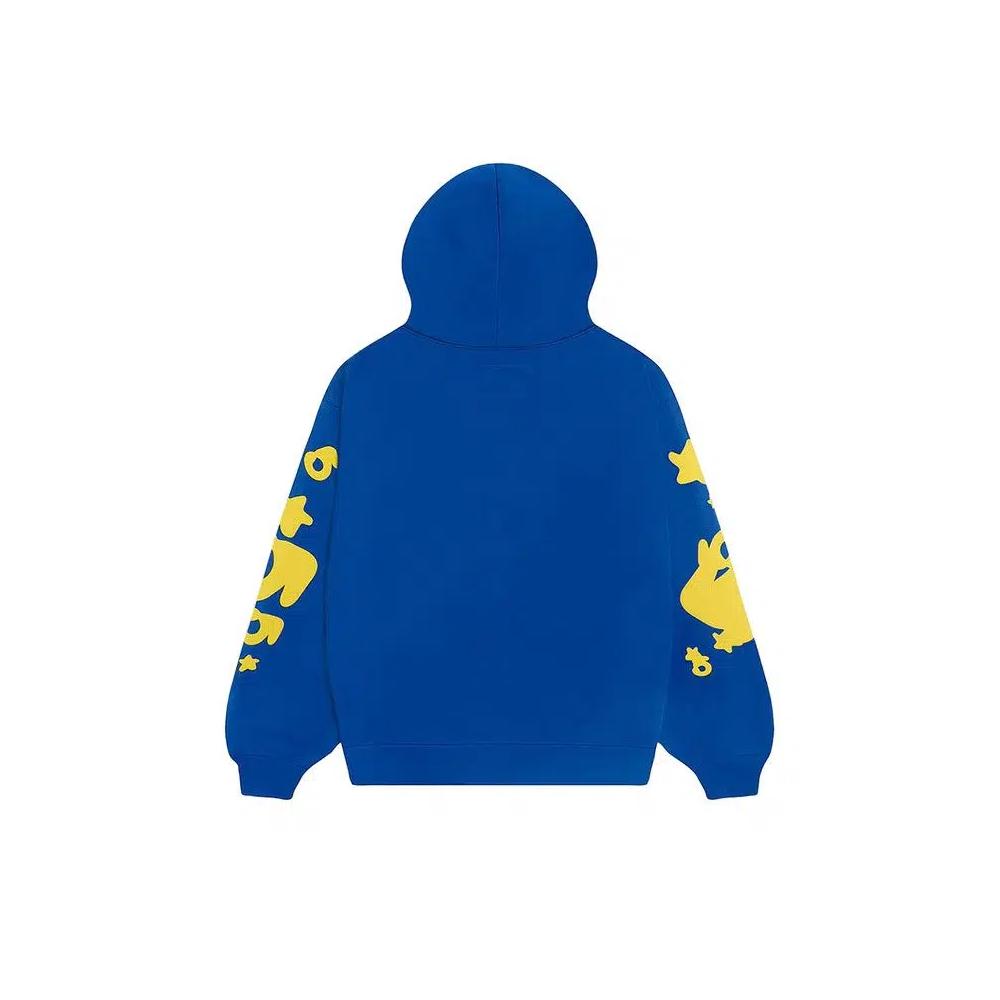 Худи Sp5der Beluga Hoodie 'Blue' 2