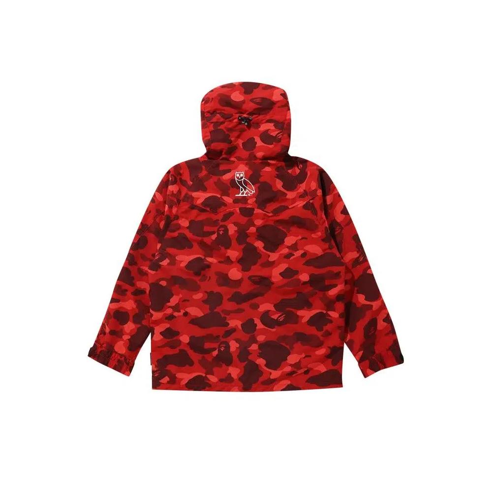 Куртки BAPE x OVO Color Camo Jacket 'Red' 2