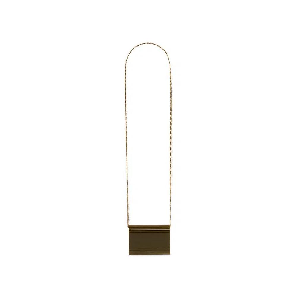 Сумка Saint Laurent Mini Vicky Plexiglass Bag 'Зеленый' 2