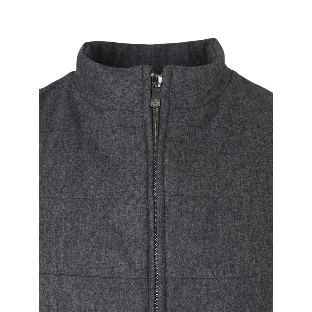 quilted wool gilet 3
