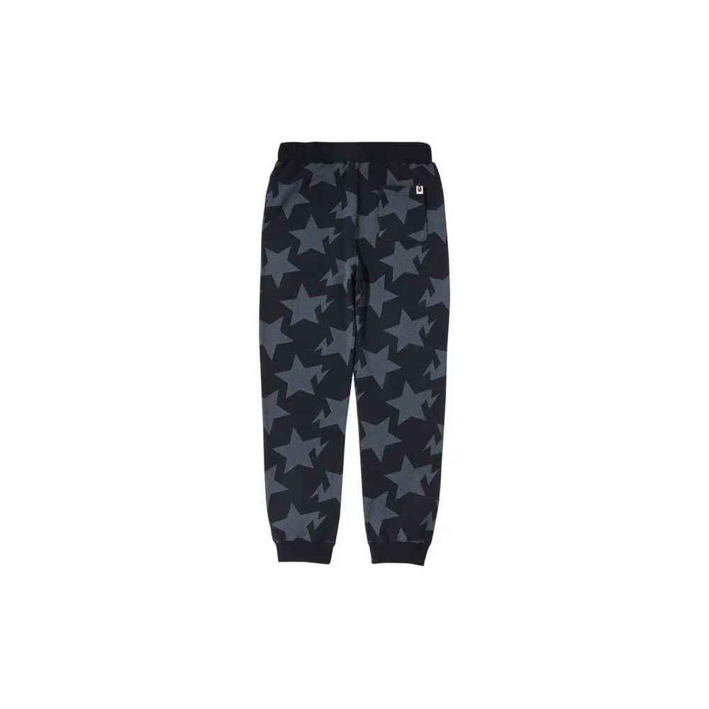 Спортивные штаны BAPE Sta Pattern Sweat Pants 'Black' 2
