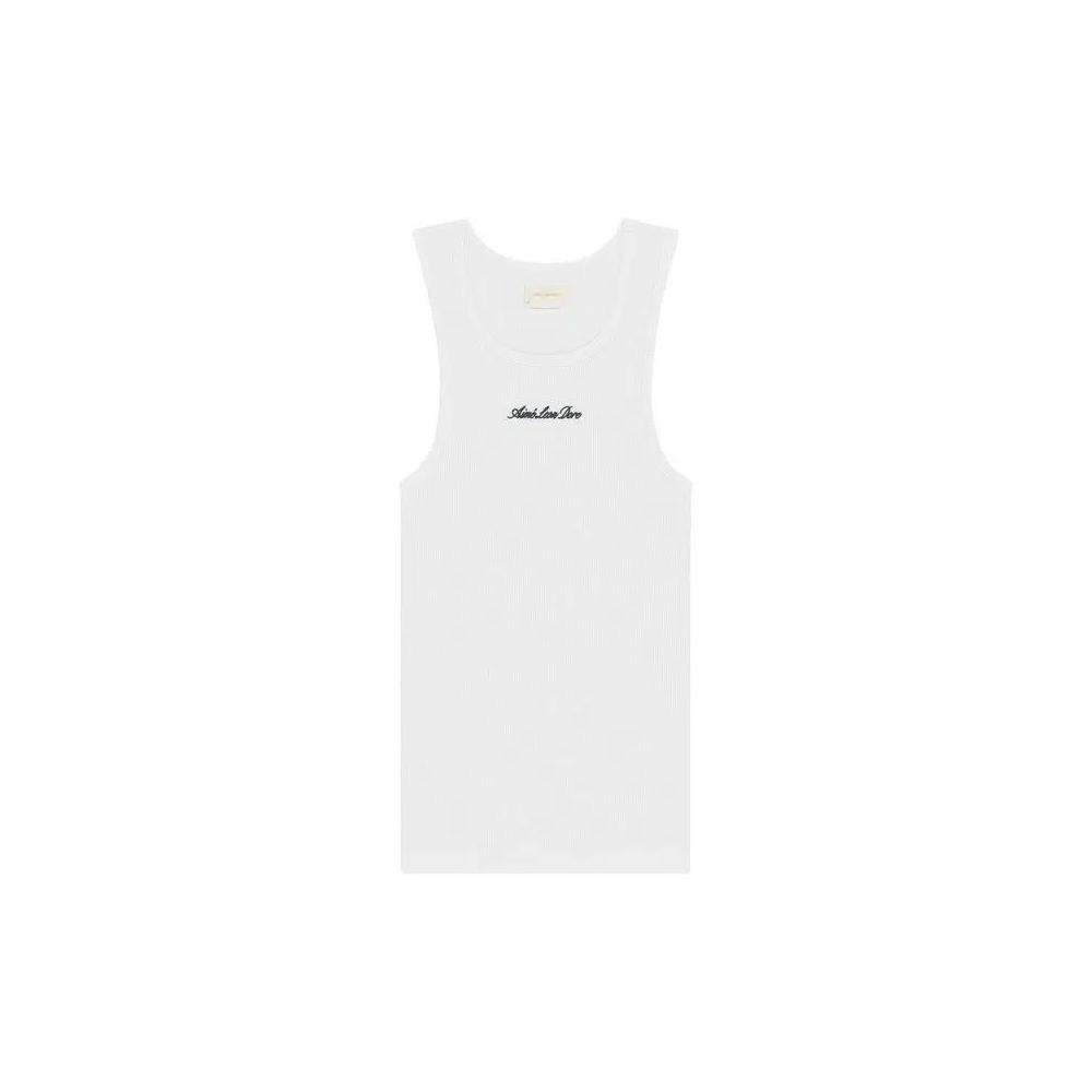 Майки Aimé Leon Dore Embroidered Logo Tank Top 'Bright White' 1