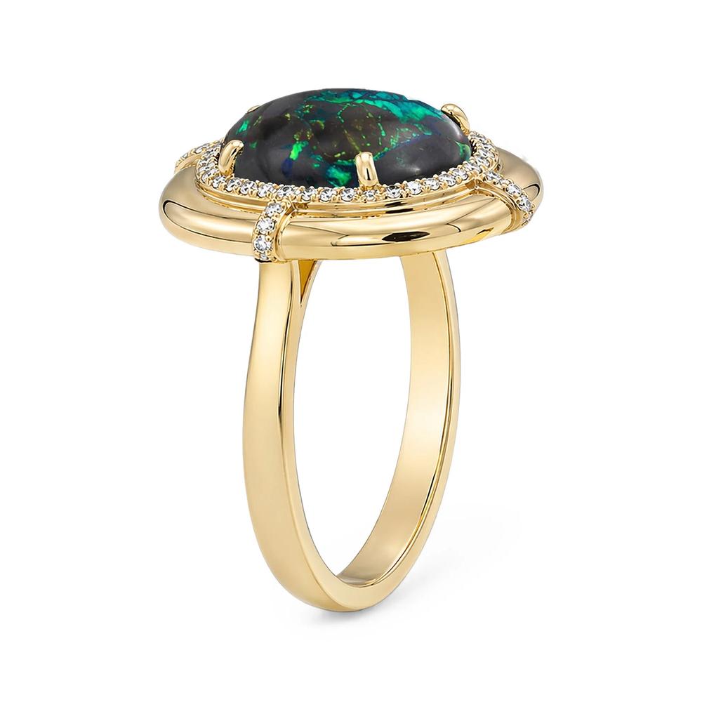 opal diamond medallion ring 2