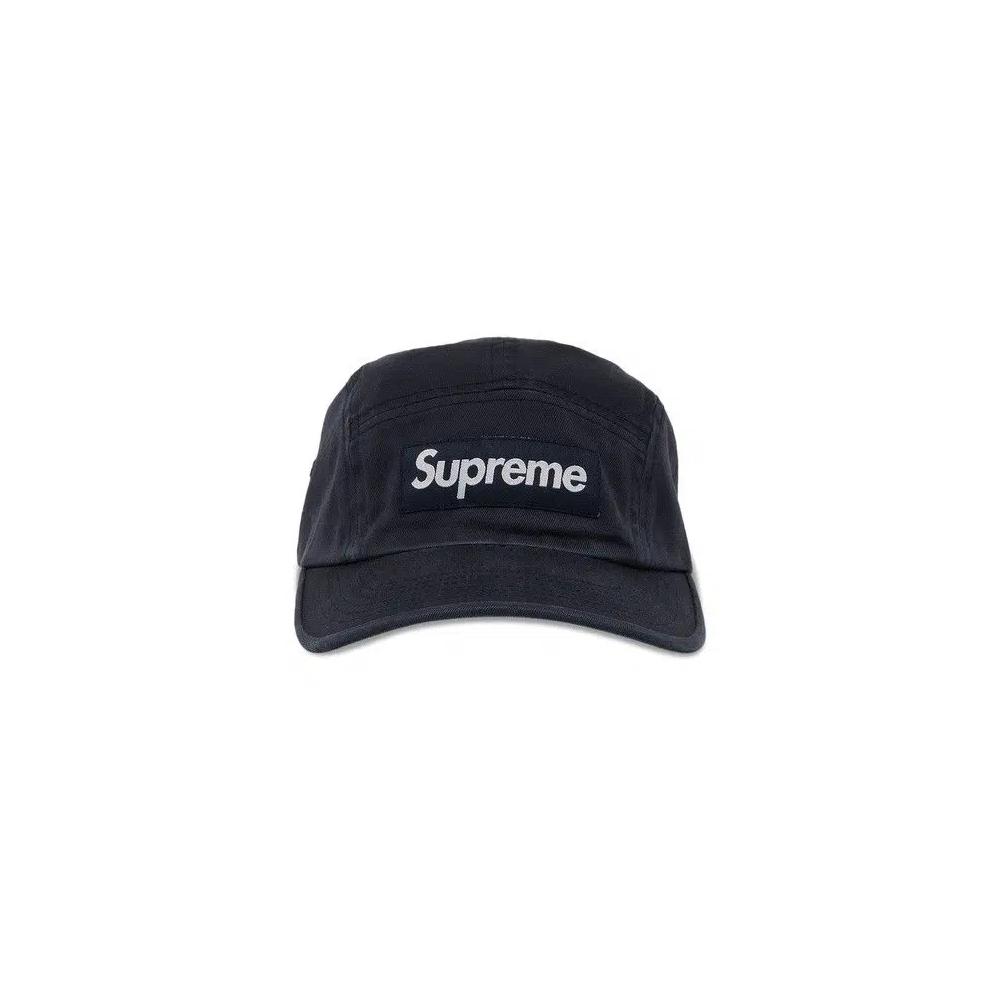 Кепки Supreme Washed Chino Twill Camp Cap 'Navy' 1