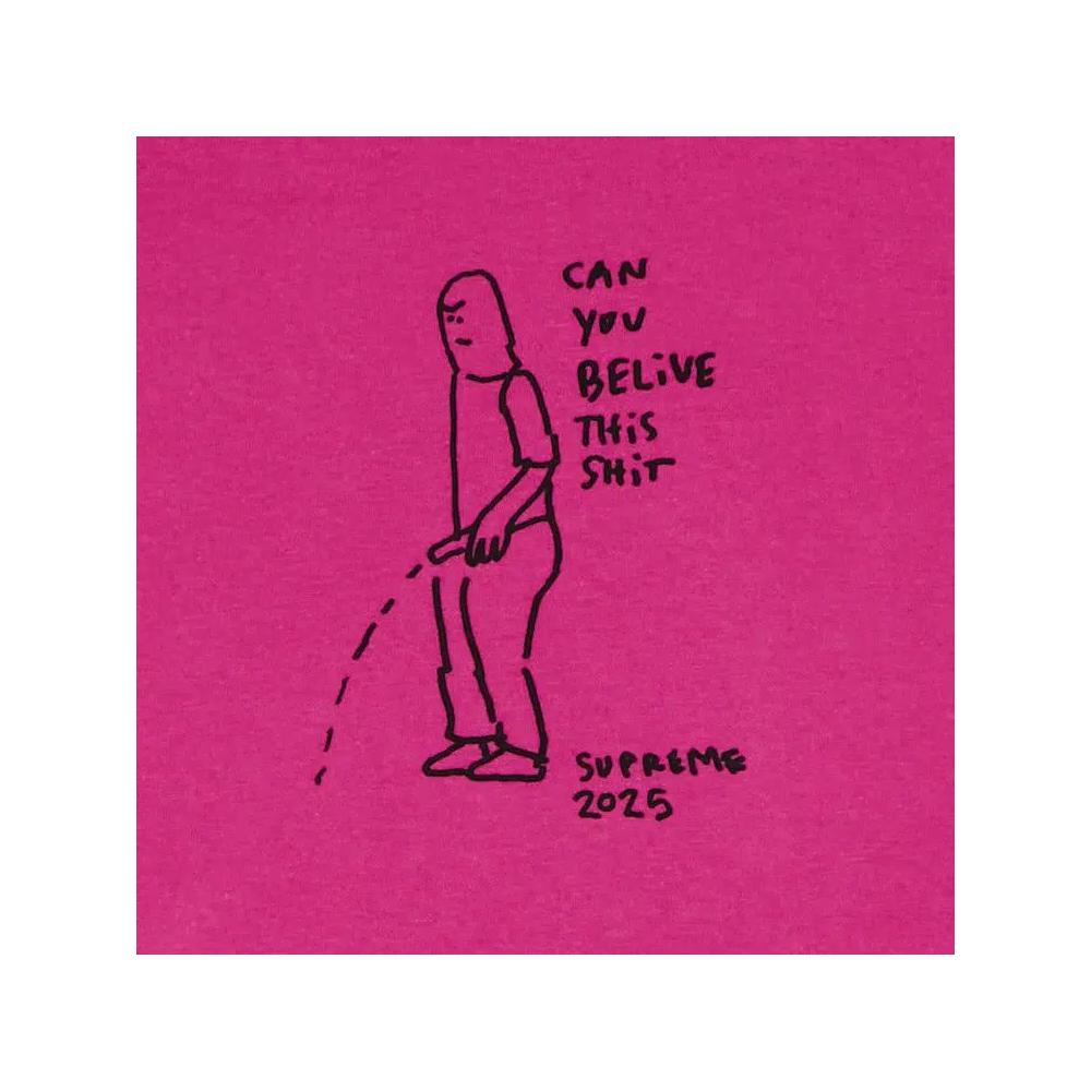 Топы Supreme Piss Tee 'Fuchsia' 2