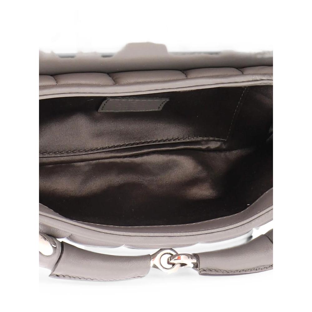 Horsebit Chain Vertical Quilted Leather Small shoulder bag 5