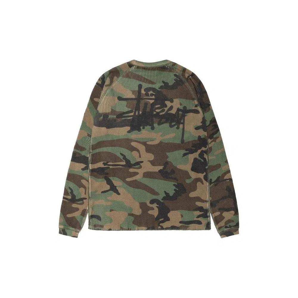 Топы Stussy Basic Thermal 'Woodland Camo' 2